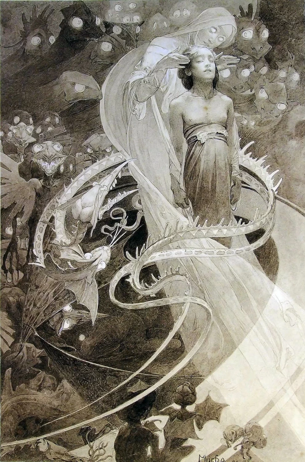 Alfons Mucha - Le Pater 6